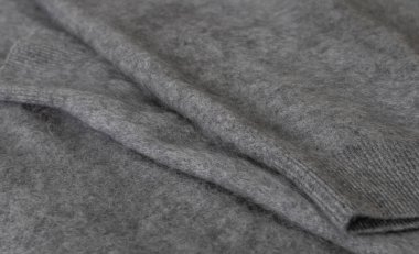 Arka plan ve doku kullanımı için fırçalanmış yumuşak kaşmir kazaklar