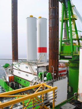 Rüzgar Çiftliği offshore enerji İnşaat