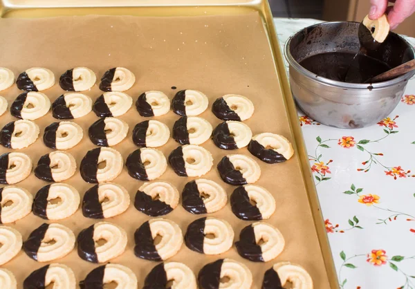 Christmas Cookies baking — Stock Photo, Image