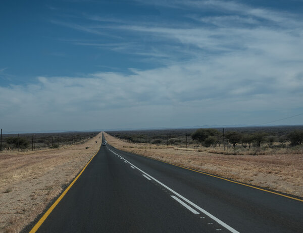 Road from Windhoek towards Etosha National Park