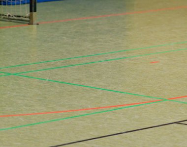 Salonu zemin bir spor salonunda