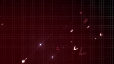 Hızlı ok ağı dijital iletişiminin 4k videosu.