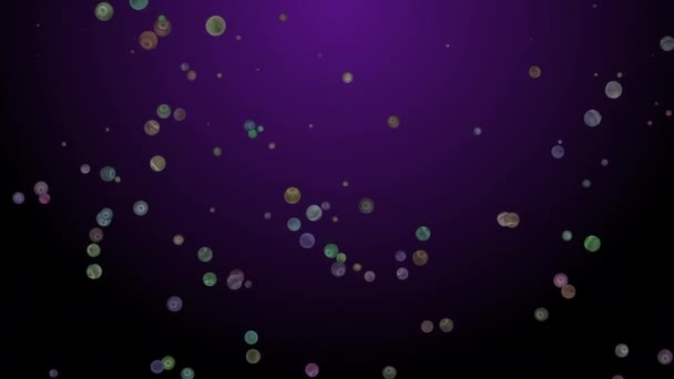 4k videó elvont texturált neon háttér légbuborékok belsejében. — Stock videók