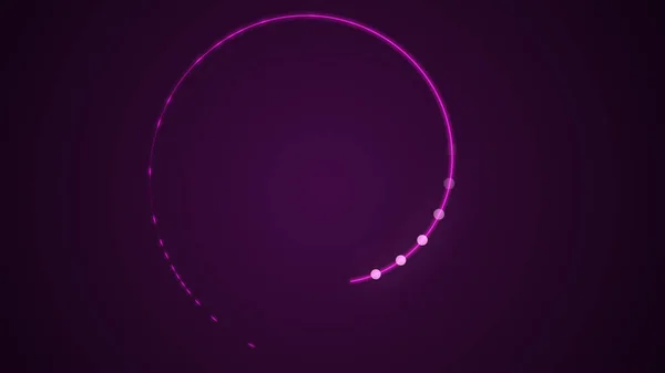 Abstrakter Hintergrund der Geschwindigkeit gepunkteter Kreis Form 3D-Foto. — Stockfoto