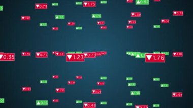 Veri ticaret analizi göstergeleri 4k videosunda gösteriliyor.