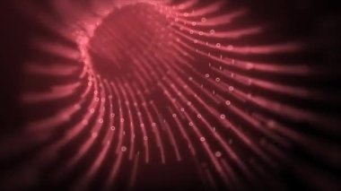 Daire 5 'in çok renkli tünelinin 4k videosu..