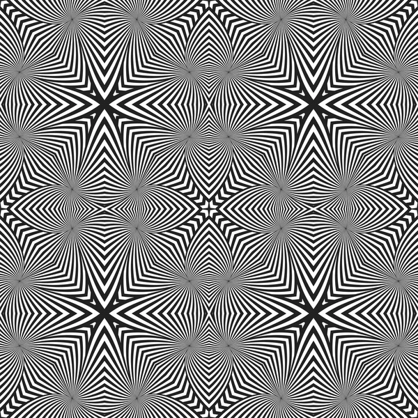 Arte óptico abstracto rayas inconsútil deco patter — Archivo Imágenes Vectoriales