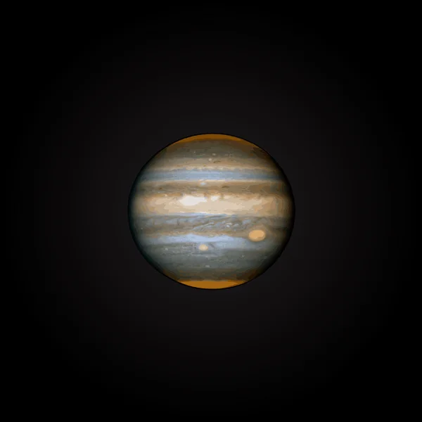 Planeta realista vetorial Júpiter illustratio —  Vetores de Stock