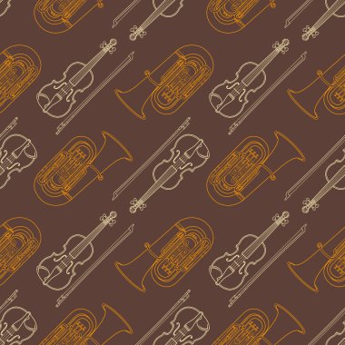 Klasik müzik aletleri sorunsuz pıtırtı