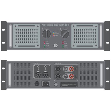 Hoparlör amplifikatör aygıt vektör