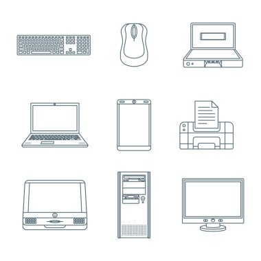 karanlık anahat bilgisayar becerikli alet kutsal kişilerin resmi