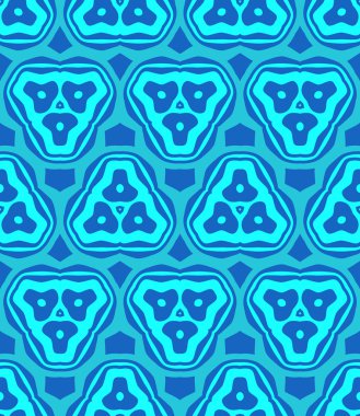 psychedelic soyut renkli mavi mavi sorunsuz bilmece