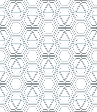 koyu siyah beyaz renk anahat soyut geometrik sorunsuz bilmece