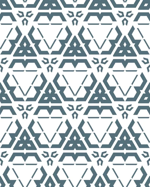 Donkere monochroom kleur abstract geometrische naadloze patter — Stockvector