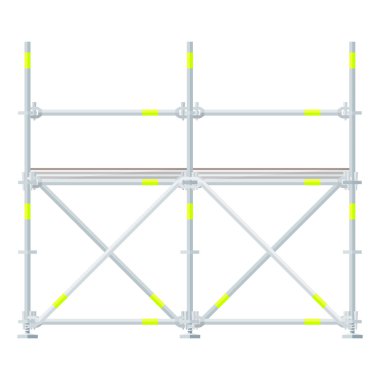 colored flat style scaffolding illustratio clipart