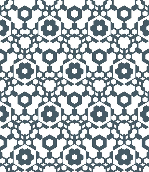 Donkere monochroom kleur abstract geometrische naadloze patter — Stockvector