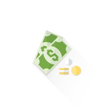 renk nakit para dolar işareti simgesi illustratio