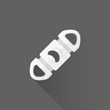 vektör düz puro giyotin kesici illüstrasyon ICO