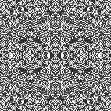 tek renkli elle çizilmiş seamless modeli illustratio