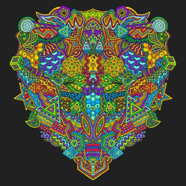 elle çizilmiş dekoratif zentangle illustratio