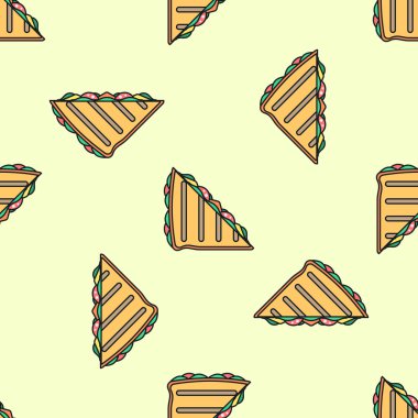 Club sandviç sorunsuz pıtırtı renkli