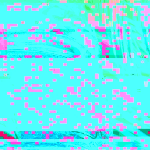 Glitch astratto colorato arte design backgroun — Vettoriale Stock