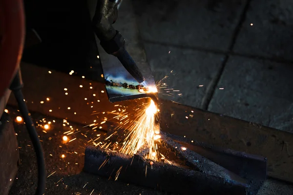 Gas snijden — Stockfoto