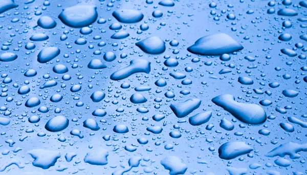 Water drop on car — Stock Photo, Image