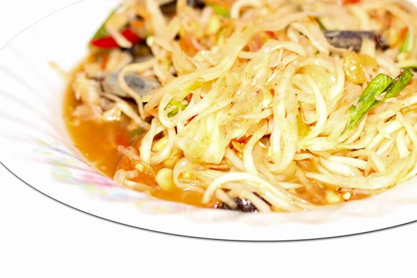 Papaya salad — Stock Photo, Image