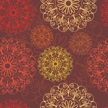 Soyut tarzda sorunsuz arka plan. Vektör tasarım öğesi.