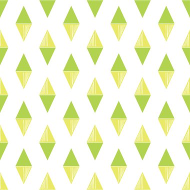 Elle çizilmiş eşkenar dörtgen elementlerle kusursuz desen. Minimalist stil dekoratif doku. Tekstil, kırtasiye, albüm, duvar kağıdı tasarımı. Vektör illüstrasyonu.