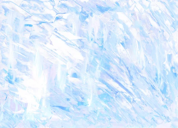 Абстрактная Акварель Мягкая Голубая Текстура Красочный Штрих Кисти Наложение Ручной — стоковое фото