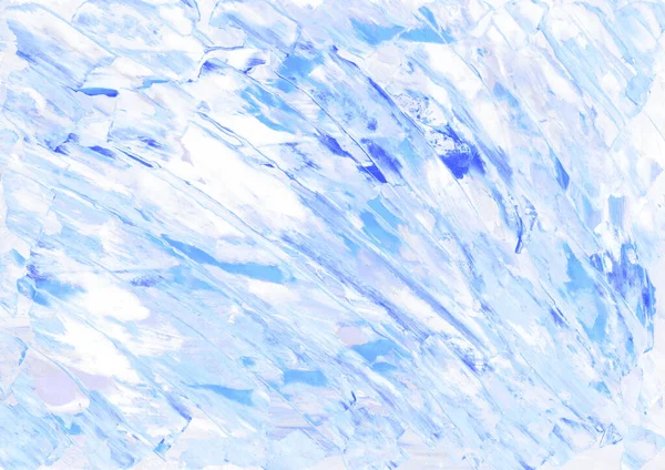 Абстрактная Акварель Мягкая Голубая Текстура Красочный Штрих Кисти Наложение Ручной — стоковое фото