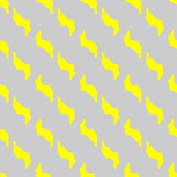 Modèle Sans Couture Minimaliste Motifs Gris Jaune Fond Vectoriel Moderne — Image vectorielle