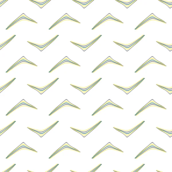 Бесшовный Шаблон Абстрактных Элементов Геометрического Стиля Декоративный Фон Цветная Текстура — стоковый вектор