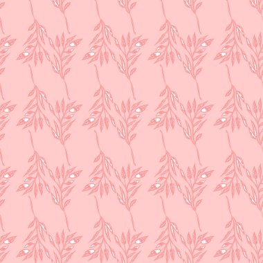 Kusursuz minimalist çiçek desenli vektör. Soyut dekoratif renkli arkaplan. Modern doku. Çağdaş grafik tasarımı.