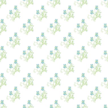 Çiçeksel element kusursuz bir arka plan. Elle çizilmiş çiçekli zarif dekoratif desen. Duvar kağıdı, tekstil, albüm, ambalaj kağıdı doksancı stili.