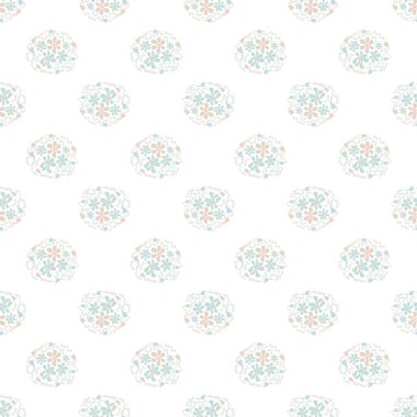 Soyut, pürüzsüz desen. Vektör çizimi. Renkli yumuşak çiçeklerle minimalist tarzda çağdaş dekoratif arkaplan.