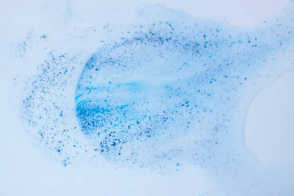Derretendo Neve Molhada Com Partículas Coloridas Fundo Macio — Fotografia de Stock