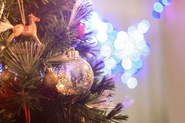 Ramos Árvore Natal Decorados — Fotografia de Stock