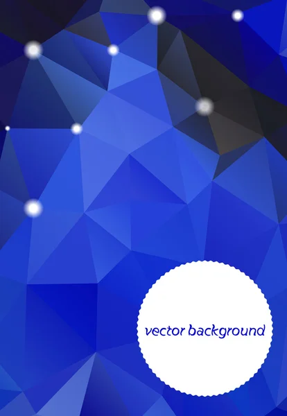 Fondo vectorial geométrico abstracto — Vector de stock