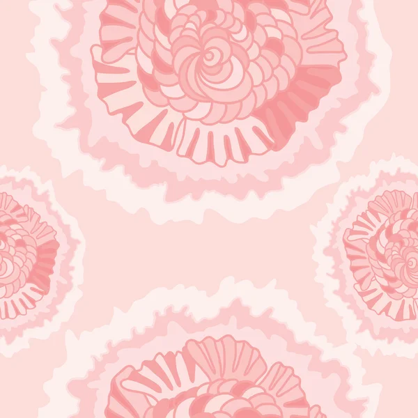 Floral achtergrond, hand getrokken illustratie. — Stockvector