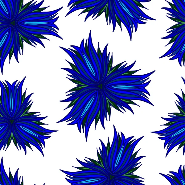 Fondo floral sin costura abstracto — Vector de stock