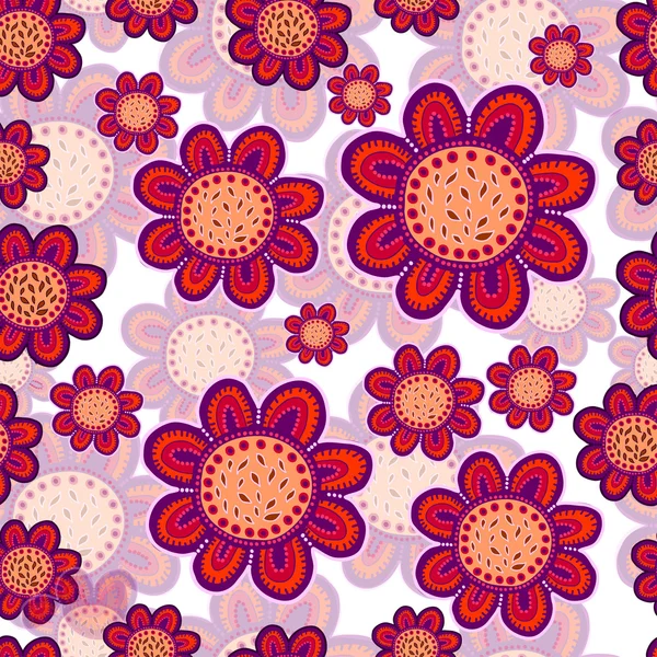 Fond vectoriel floral abstrait — Image vectorielle