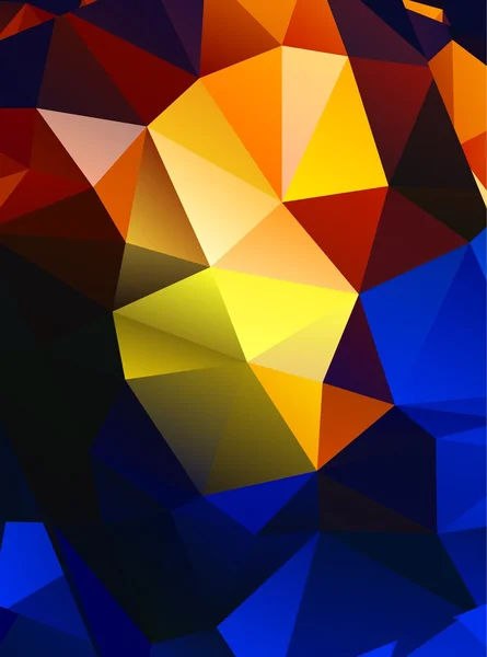 Абстрактный геометрический фон треугольных многоугольников — стоковый вектор