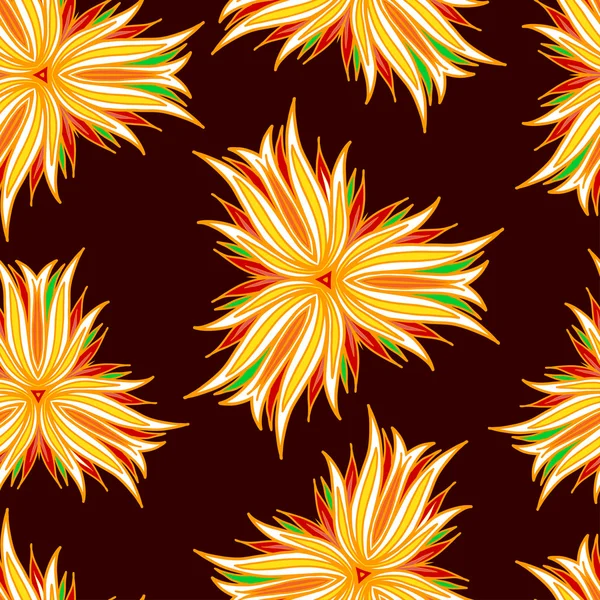 Abstrakte florale Vektor Hintergrund — Stockvektor