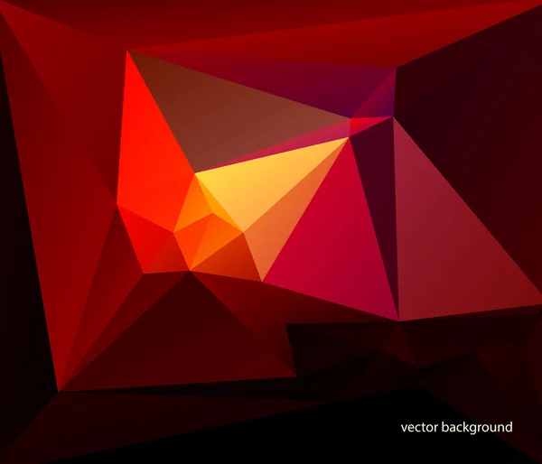 Fondo geométrico abstracto de polígonos triangulares — Archivo Imágenes Vectoriales
