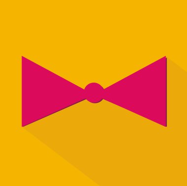 Kırmızı hipster papyon