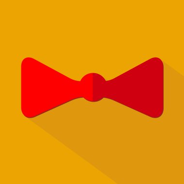 Kırmızı hipster papyon