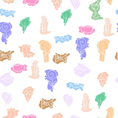 soyut çiçek vektör arkaplanı